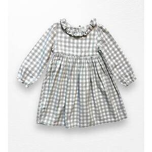 NWT JoJo Maman Bébé Flannel Dress, Size 5/6